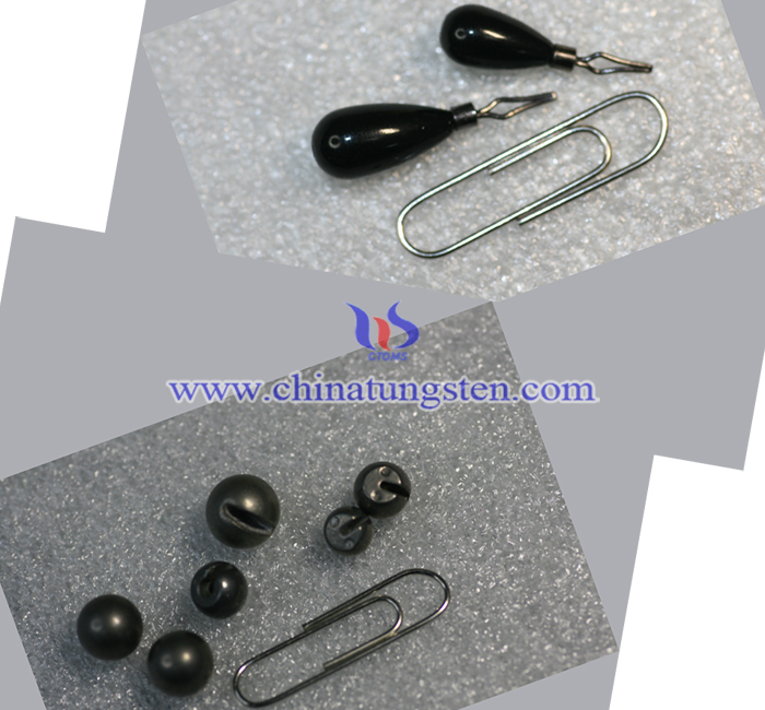 tungsten alloy fishing sinker image