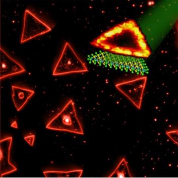 tungstenite yields light-emitting nano triangles