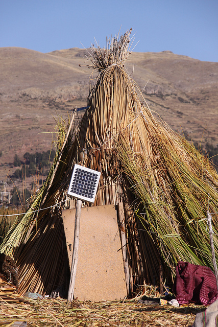 Solar hut on Lake Titicaca