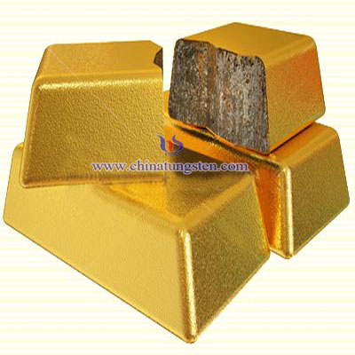 tungsten gold bar