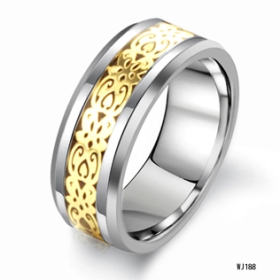 fashion-Men-jewelry-tungsten-gold-Men-ring