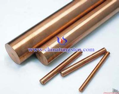 tungsten-copper-bar