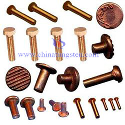 tungsten contacts