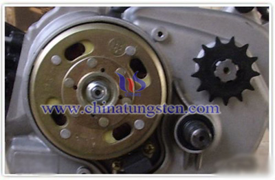 Tungsten points in car