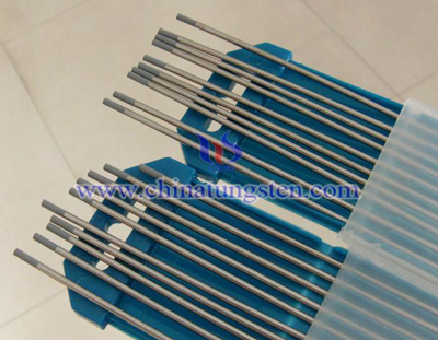 Rare earth tungsten electrode for welding