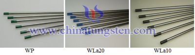 Tungsten electrodes (pure tungsten and lanthanum tungsten electrodes)  