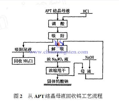 从APT结晶母液回收钨工艺