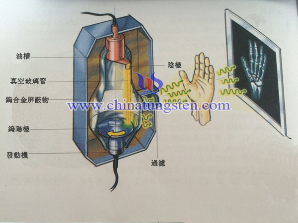 X光機工作示意圖 X光機工作示意圖