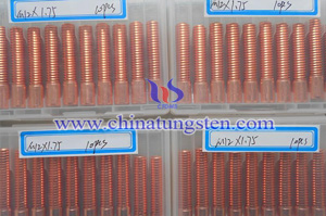 tungsten copper electrode