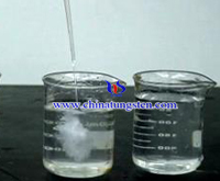 ammonium metatungstate dissolved in water image