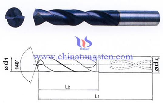 Tungsten Carbide Coolant Feed Drill