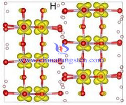 hydrogen tungsten bronze molecular structure image