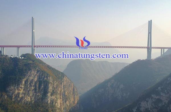 bridge accross mountains image