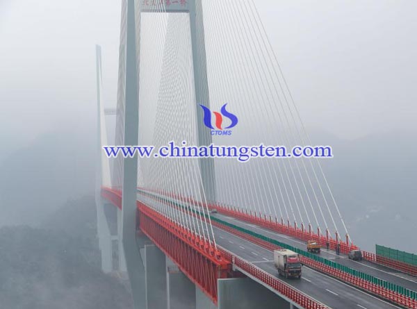 bridge with steel structure image