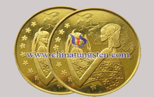 母亲节纪念用钨镀金金币 母亲节纪念用钨镀金金币