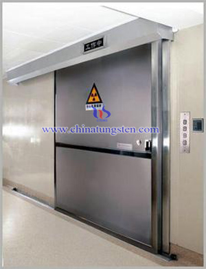 tungsten alloy shielding door for X-ray room