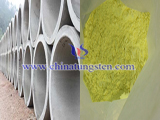 tungsten oxide concrete