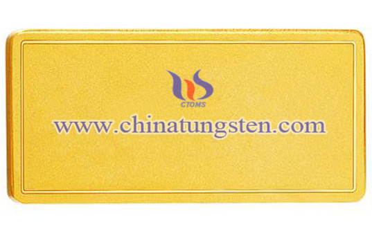 tungsten gold bar plated bar for real estate tungsten gold bar plated bar for real estate