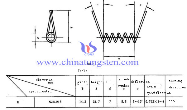 tungsten heater
