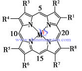 metal porphyrin structure image