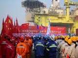 delivery of the strongest ultra deepwater drilling platform image