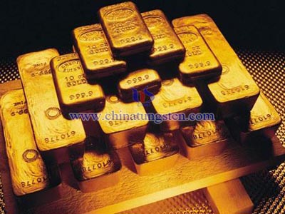 tungsten gold bullion image