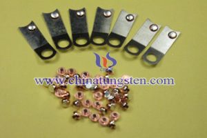 tungsten copper contact for electronics picture