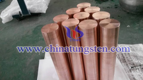 tungsten copper rod picture