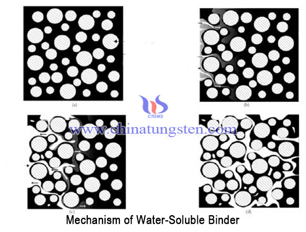 mechanism of water-soluble binder image