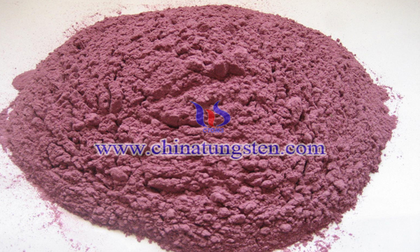 purple tungsten oxide image