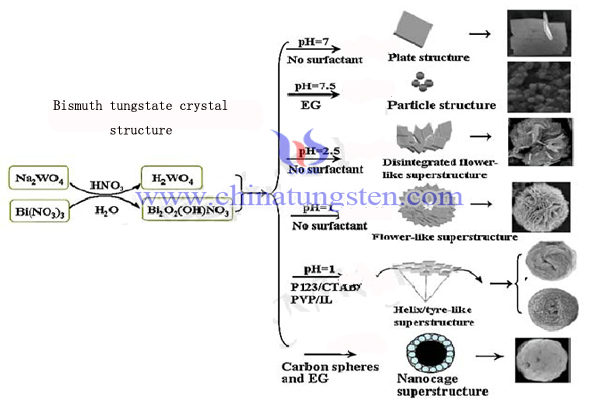 bismuth tungstate preparation by hydrothermal method image