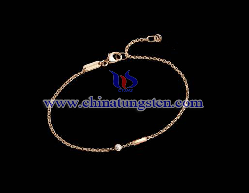 gold plated tungsten alloy bracelets image