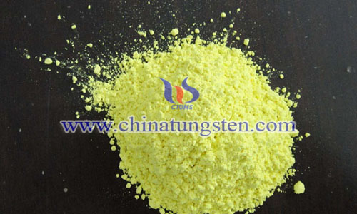 yellow tungsten oxide photo
