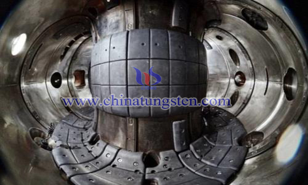 ITER plasma tungsten coating image