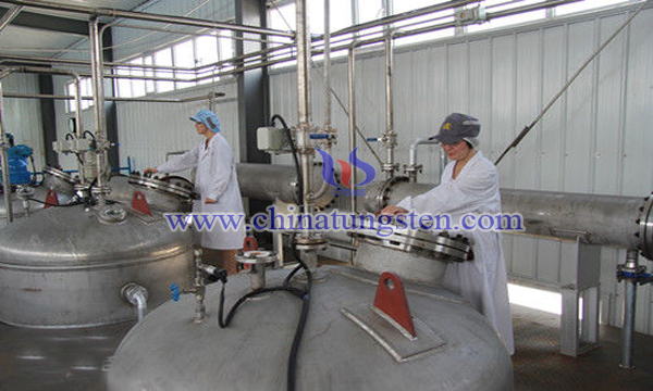 ammonia nitrogen recycling by tungsten smelting and extraction method image