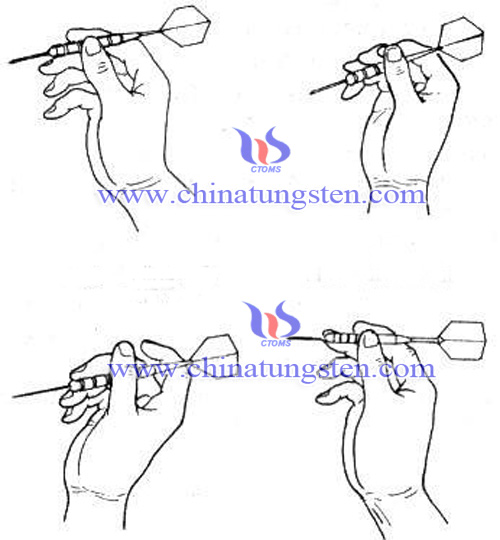 飞镖握镖手法图片