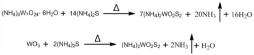 二硫代钨酸铵制备过程图片