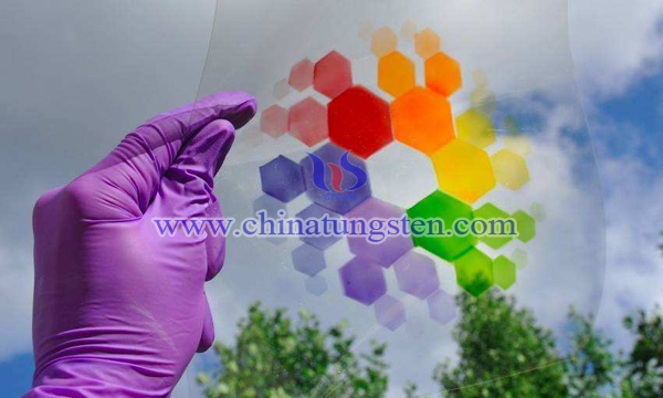 hydrated tungsten oxide nano electrochromic film image