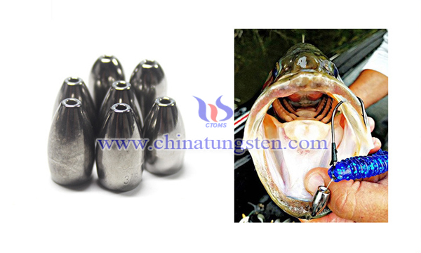 tungsten alloy fishing drop image