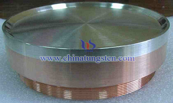 tungsten target back plate welding image