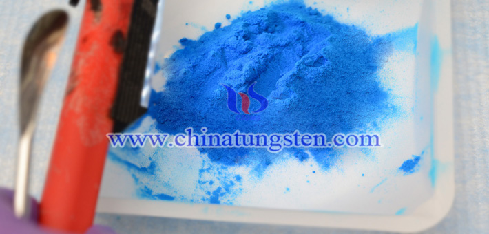 blue nano tungsten oxide image