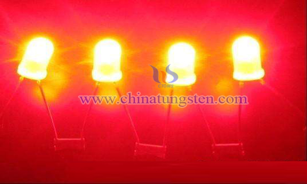 tungstate red LED phosphor image