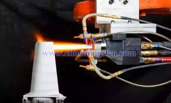 plasma sprayed tungsten coating image