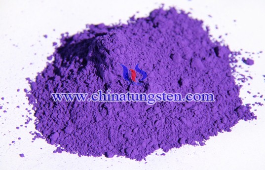 Violet tungsten oxide picture