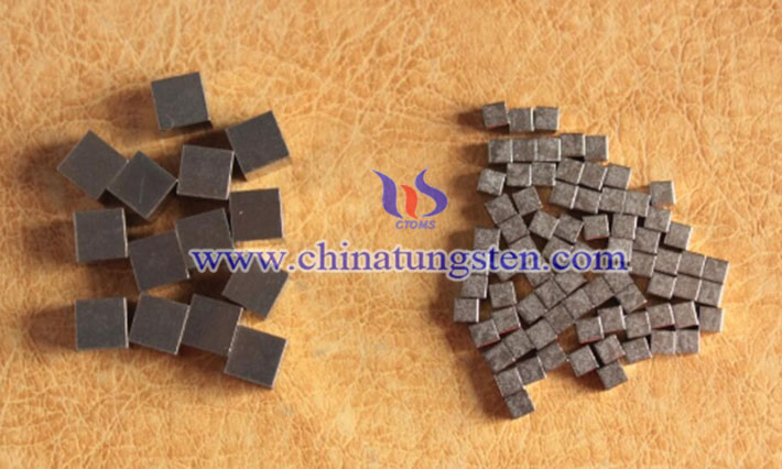 military tungsten alloy cube picture