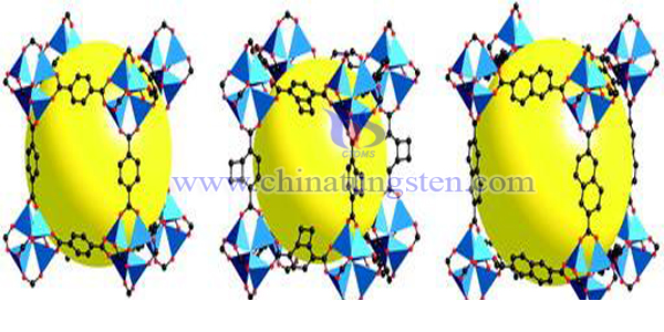 phosphotungstic acid-organometallic framework catalytic material image