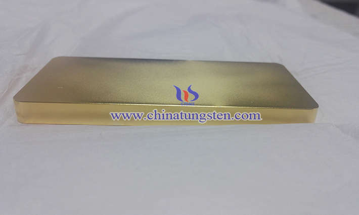 tungsten gold plated paperweight picture