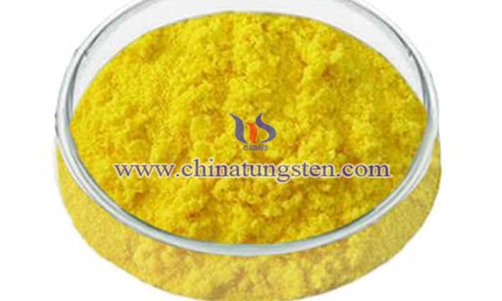 nano yellow tungsten oxide warm clothing picture