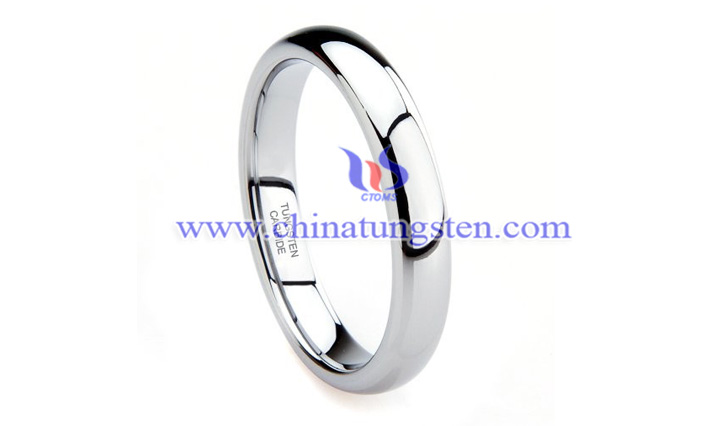 women tungsten wedding ring picture