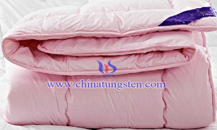 yellow tungsten oxide warm fiber bedding image